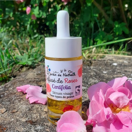 Huile infusée de roses Centifolia